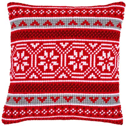 Front Cushion: Christmas Car From Vervaco - Christmas - Cross-Stitch Kits  Kits - Casa Cenina
