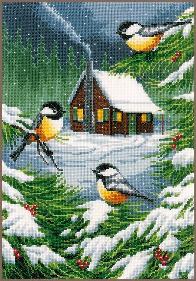 Winter scene From Vervaco - Christmas - Cross-Stitch Kits Kits - Casa ...