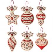 Bucilla Felt Ornaments Applique Kit Set of 4 - Winter Wonderland