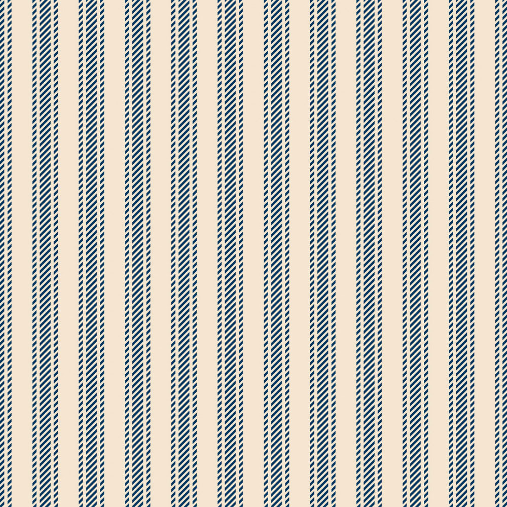 Striped Texture - Old Blue From Fabricart - American basic cotton