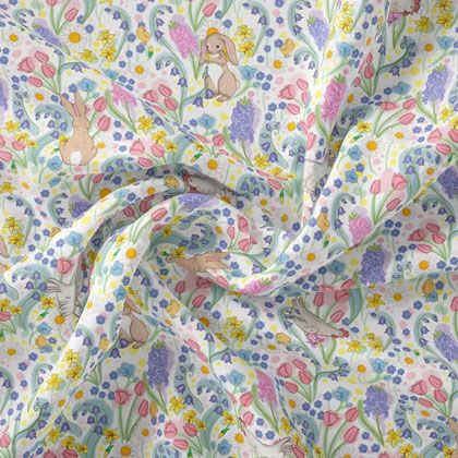 Mermaid Song - Cream - 50x145cm. From Belle & Boo - American print cotton  fabrics - Fabrics - Casa Cenina