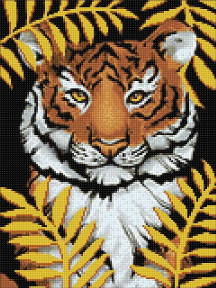 Golden Tiger From Crafting Spark - Diamond Painting - Kits - Casa