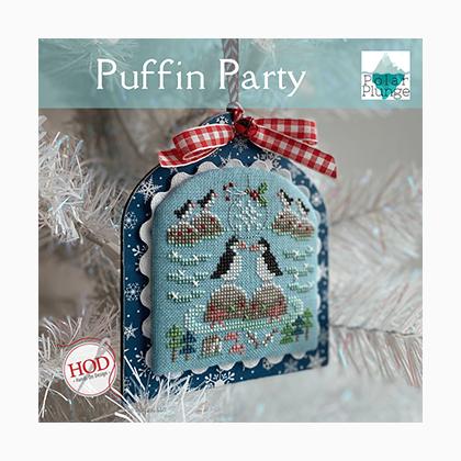 Puffin Party From Hands On Design - Cross Stitch Charts - Cross Stitch  Charts - Casa Cenina