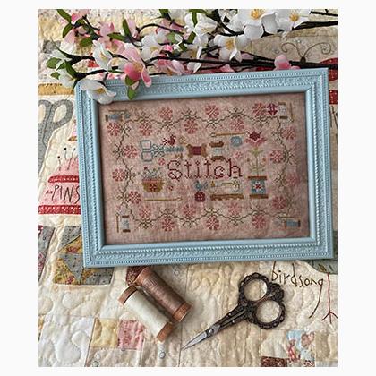 Schoolhouse Cross Stitch Alphabet Font Pattern 