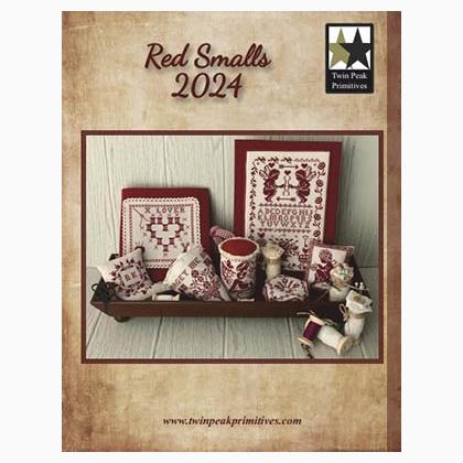 Red Smalls 2024 From Twin Peak Primitives Cross Stitch Charts Cross   23 3329 